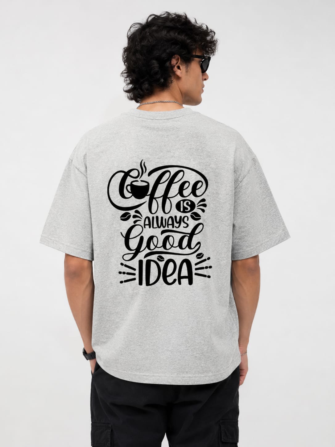 Coffee Mood Oversized Tee