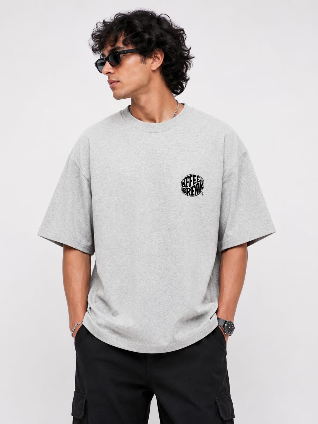 Coffee Mood Oversized Tee